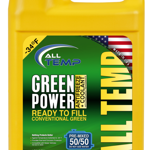 ALL TEMP GREEN 50/50 ANTIFREEZE  1EA