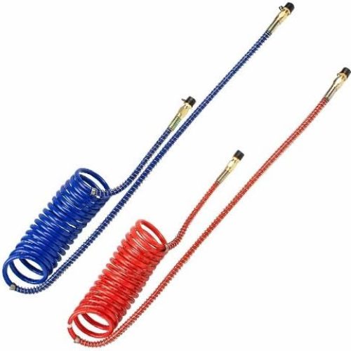 Coiled Air Set  Line Red and Blue 15 ft  1Pkg