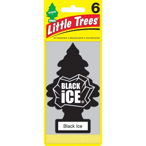 LITTLE TREE BLACK ICE PACK OF 6