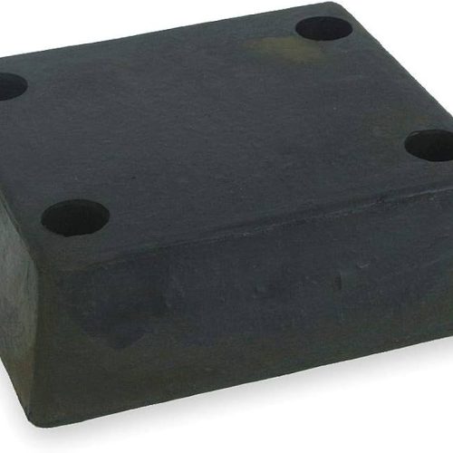 DOCK BUMPER R RUBBER 4HOLE13X12IN B53947 1EA