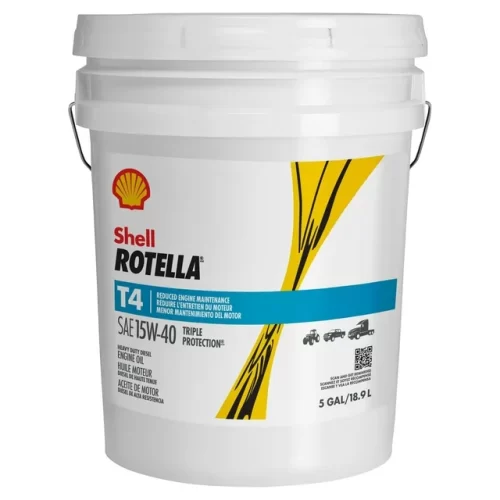 SHELL ROTELLA TRIPLE PRO T4 15W40 CK 5 GALLON 1BUCKET